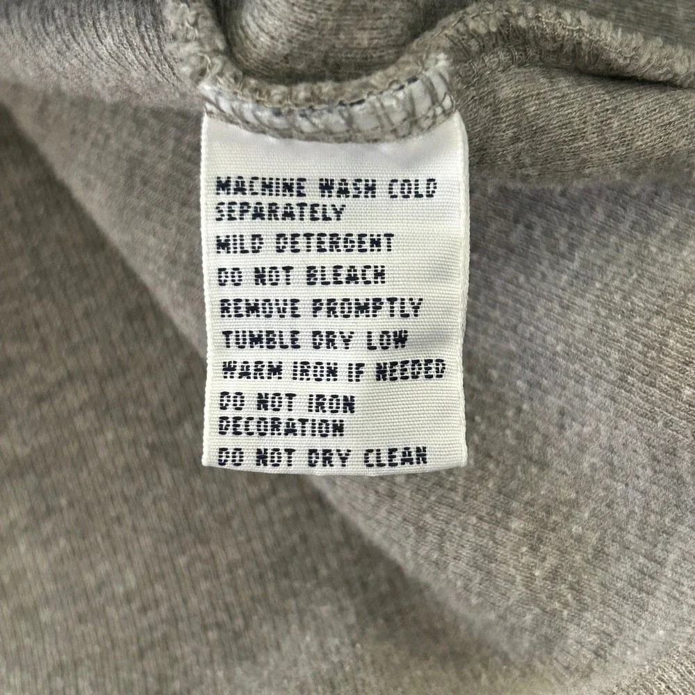 Polo Ralph Lauren Men's‎ 1/4 Zip Pullover Sweater Gray 100% Cotton Size Large
